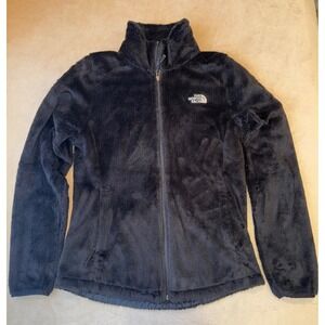 The North Face Osito Fleece Jacket Womens M Black Full Zip Mock Neck